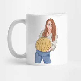 Pumpkin girl (2) Mug